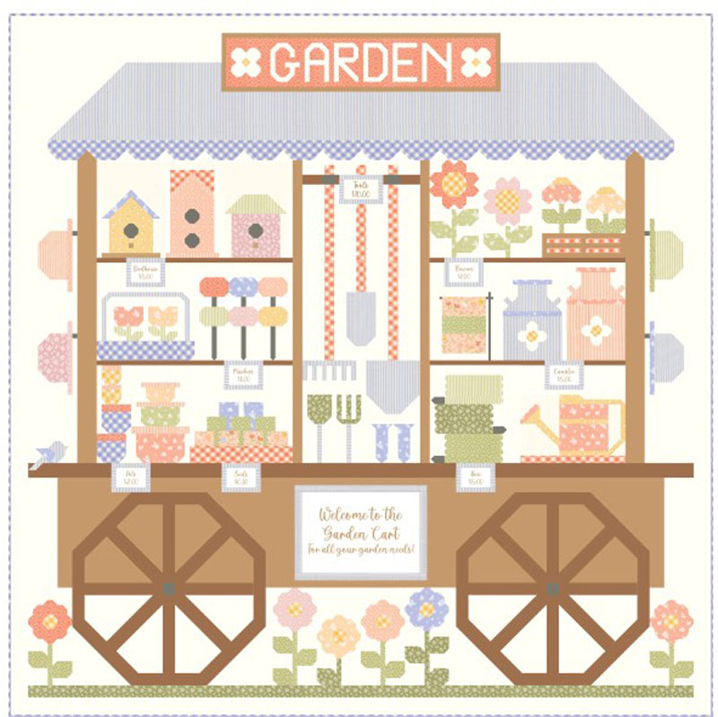 Garden Cart Bom Pattern By My Sew Quilty Life For Moda