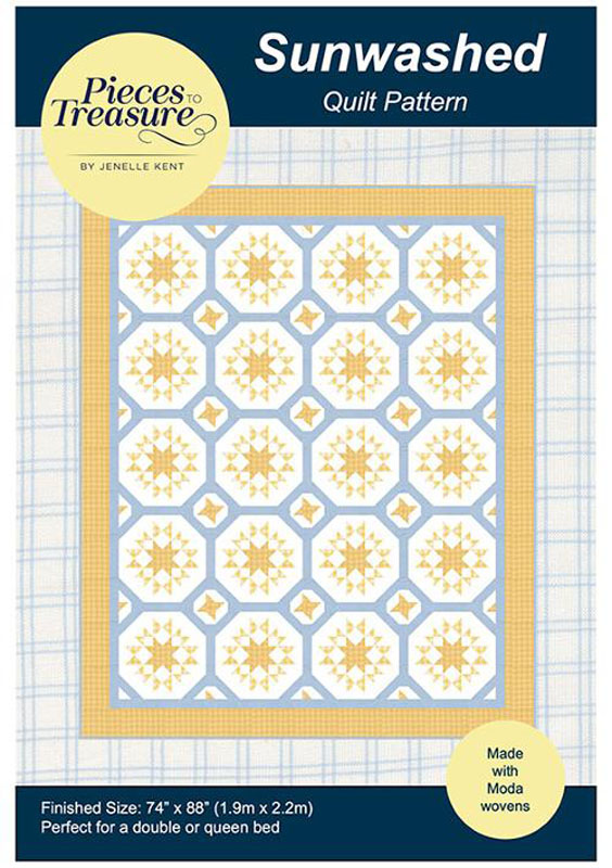 Sunwashed Pattern By Pieces To Treasure For Moda - Minimum Of 3