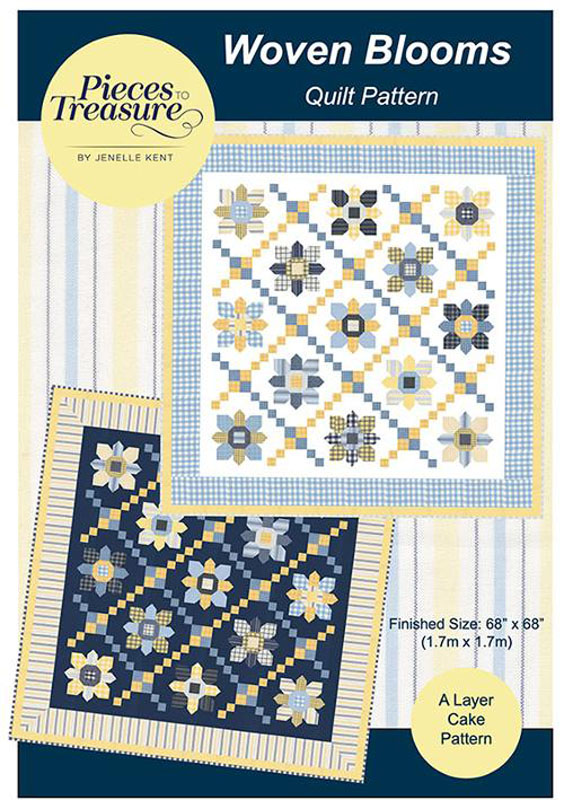 Woven Blooms Pattern By Pieces To Treasure For Moda - Minimum Of 3