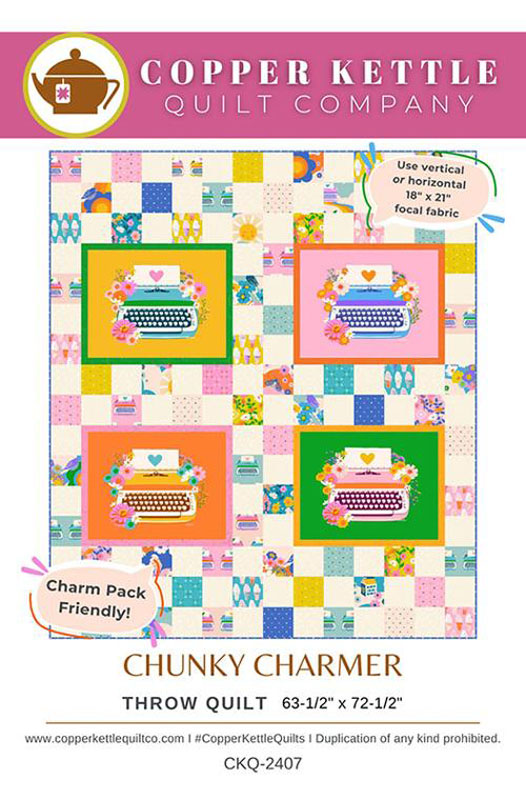 Chunky Charmer Pattern By Copper Kettle Quilt Co. For Moda - Minimum Of 3