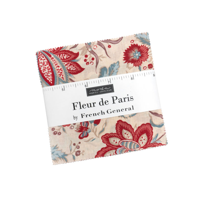 Fleur De Paris Charm Packs By Moda - Packs Of 12