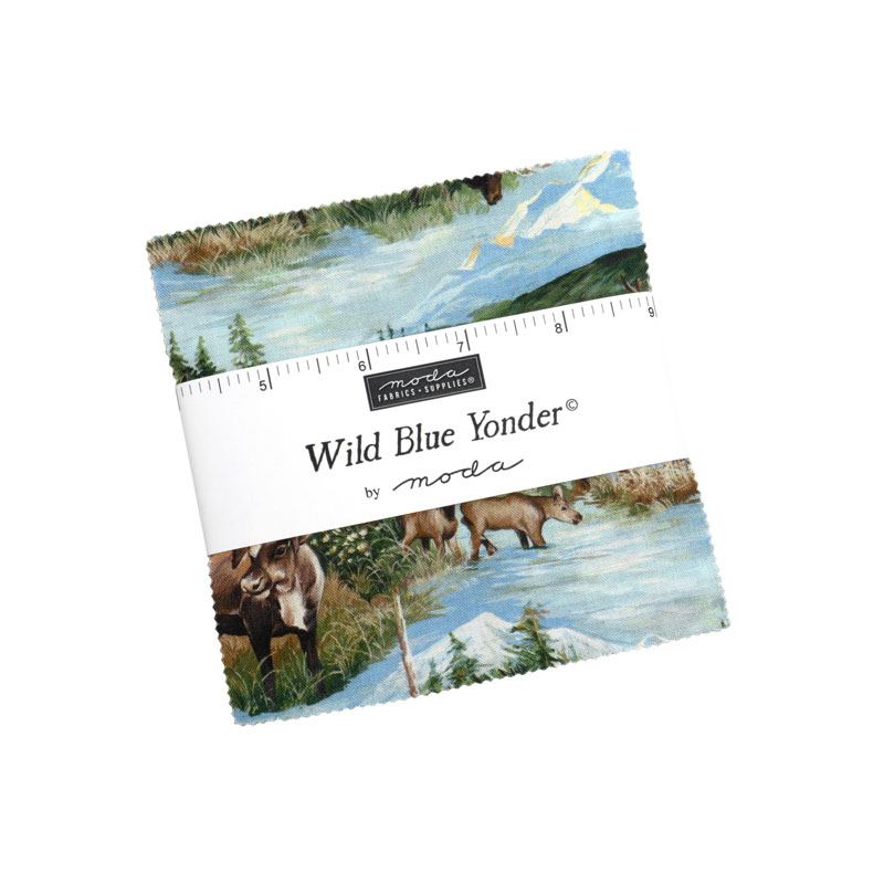 Wild Blue Yonder Charm Packs By Moda - Packs Of 12