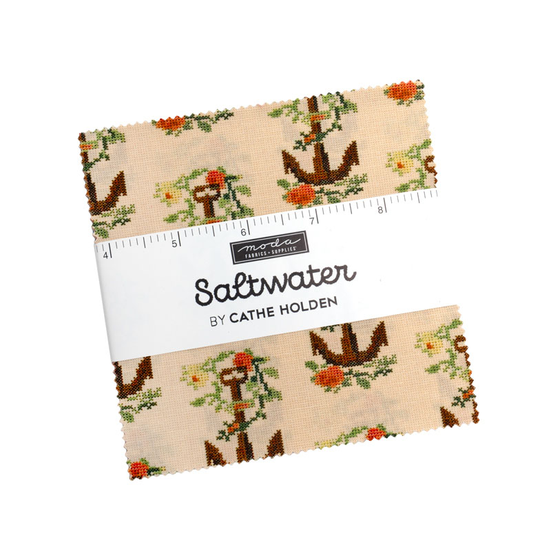 Saltwater Charm Packs By Moda - Packs Of 12