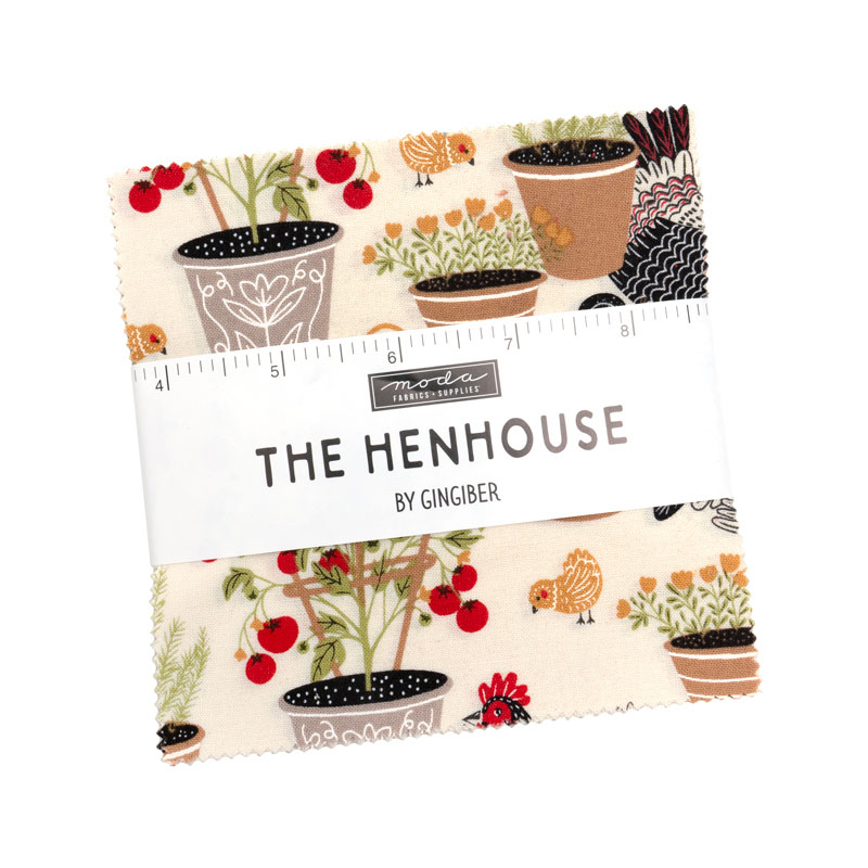 The Henhouse Charm Packs By Moda - Packs Of 12