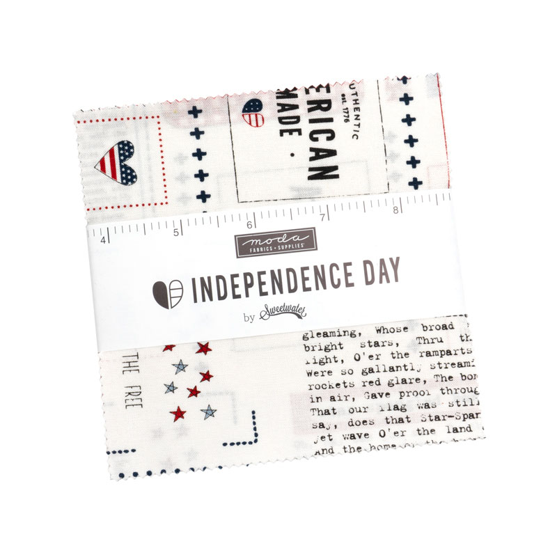 Independence Day Charm Packs By Moda - Packs Of 12