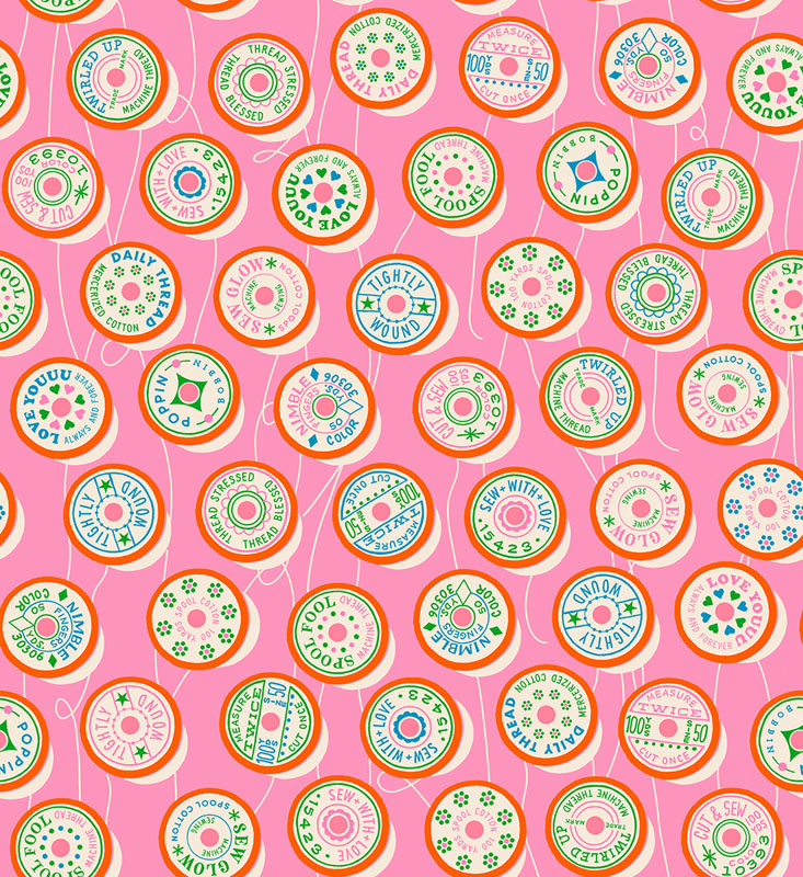 Trinketry By Melody Miller Of Ruby Star Society For Moda - Flamingo