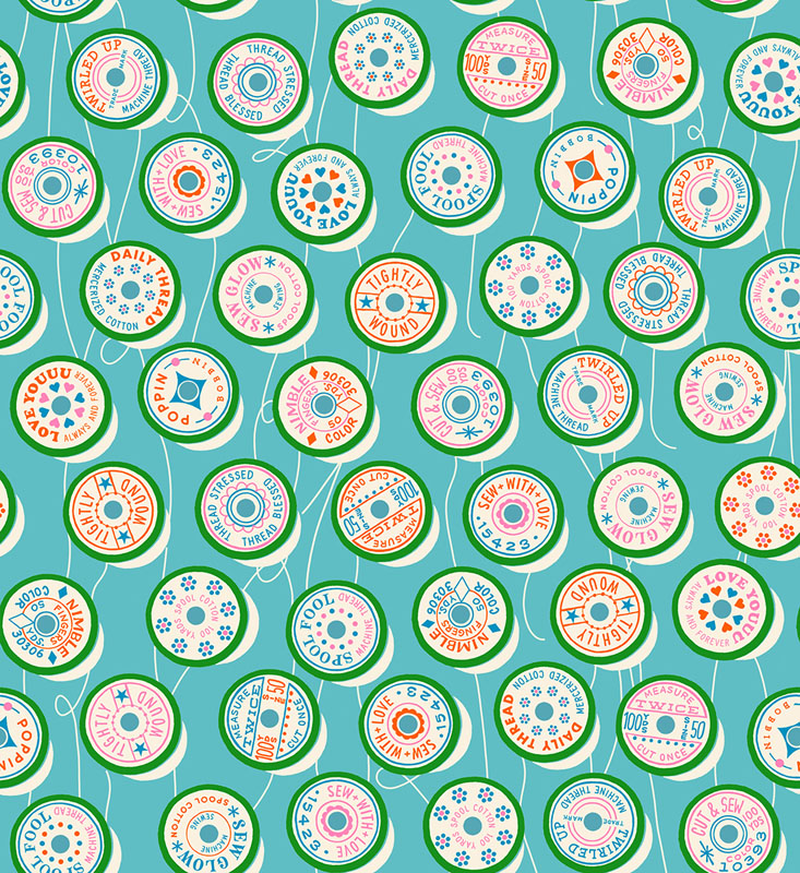 Trinketry By Melody Miller Of Ruby Star Society For Moda - Turquoise