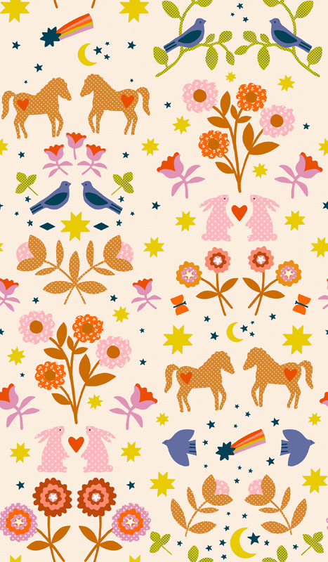 Mystic Fable By Alexia Abegg Of Ruby Star Society For Moda - Natural