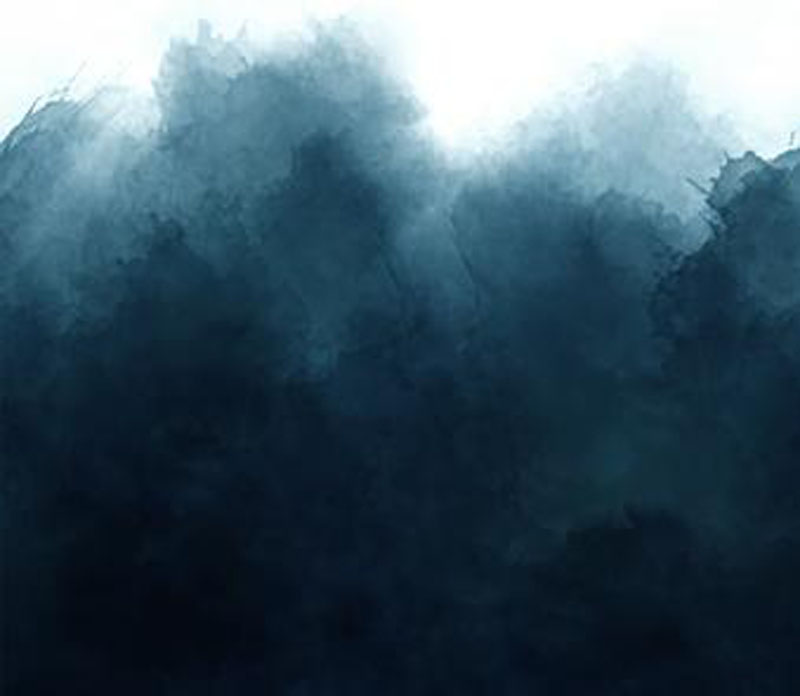 Mystic Ombre By V & Co. For Moda - Digital Prints - Indigo