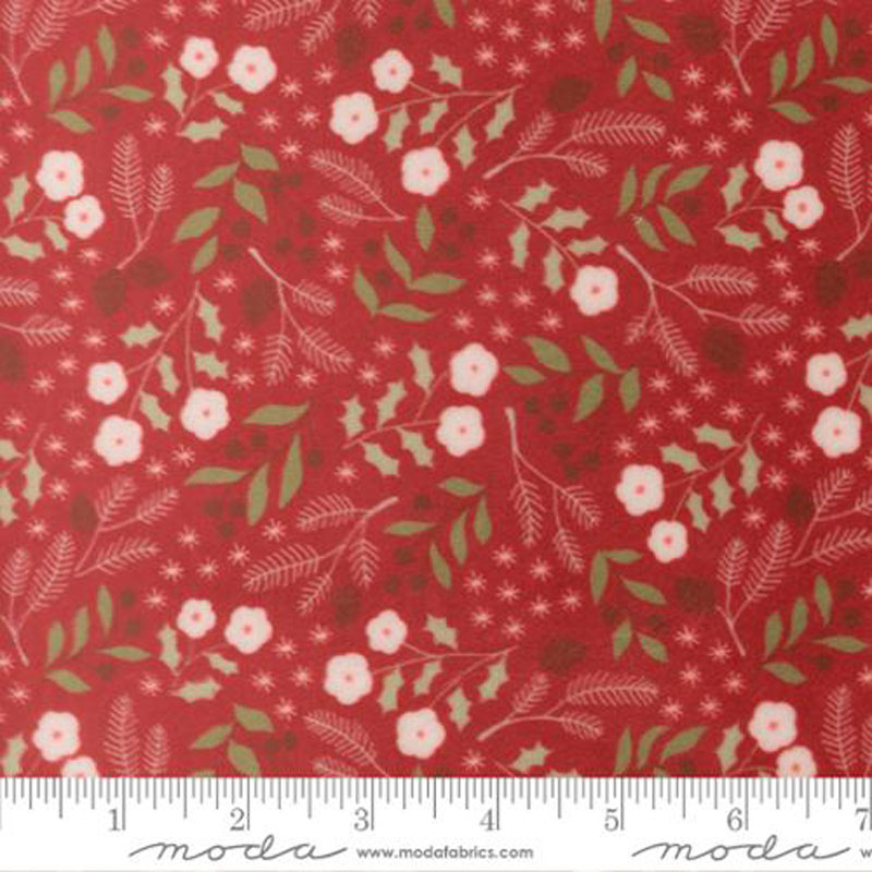 Christmas Eve Quilting Cuddle By Lella Boutique For Moda With Shannon Fabrics - Cranberry