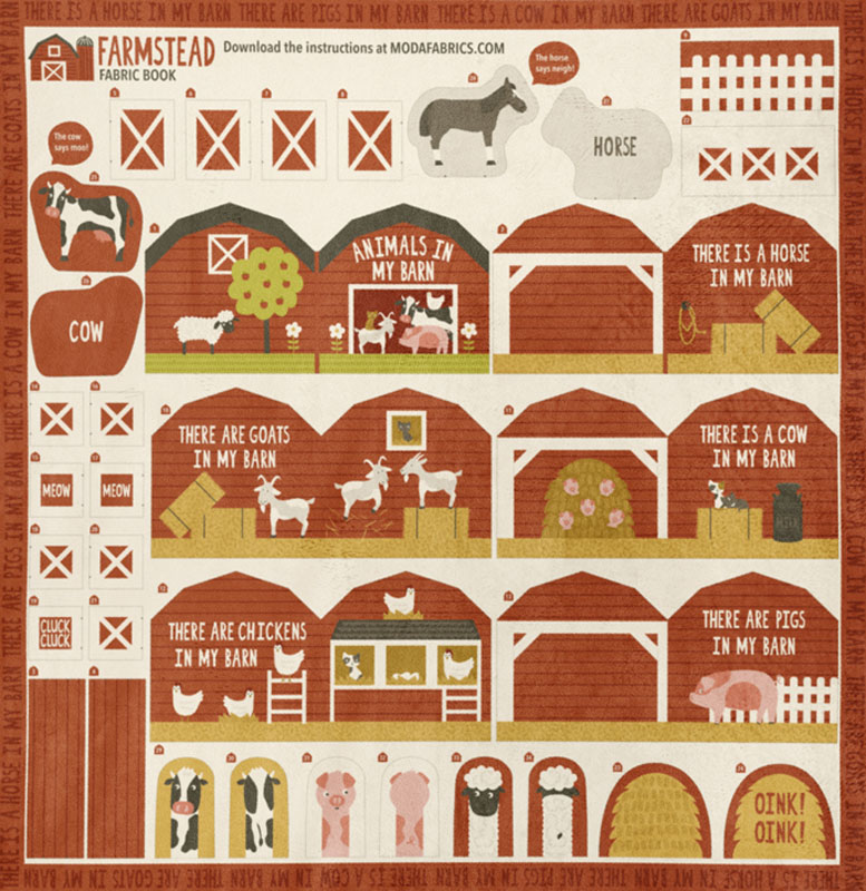 Farmstead Quilting Cuddle By Stacy Iest Hsu For Moda With Shannon Fabrics - 36" X 44 Panel - Multi