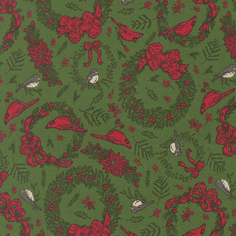 Holiday Cheer By Stacy Iest Hsu For Moda - Evergreen