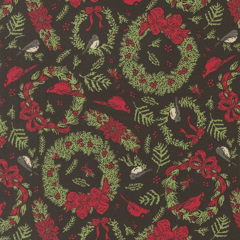 Holiday Cheer By Stacy Iest Hsu For Moda - Midnight