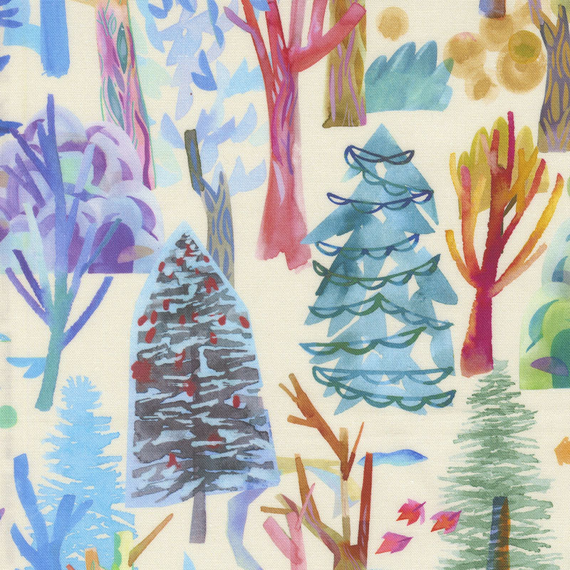 Northern Brights By Amarilys Henderson For Moda - Digital Print - Cloud