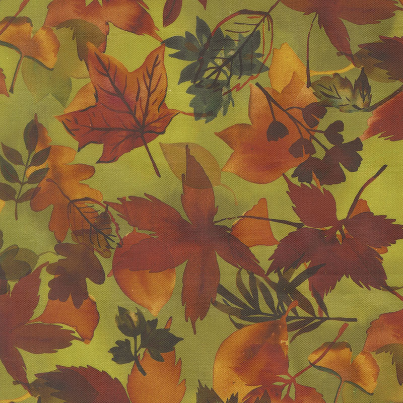 Northern Brights By Amarilys Henderson For Moda - Digital Print - Leaf
