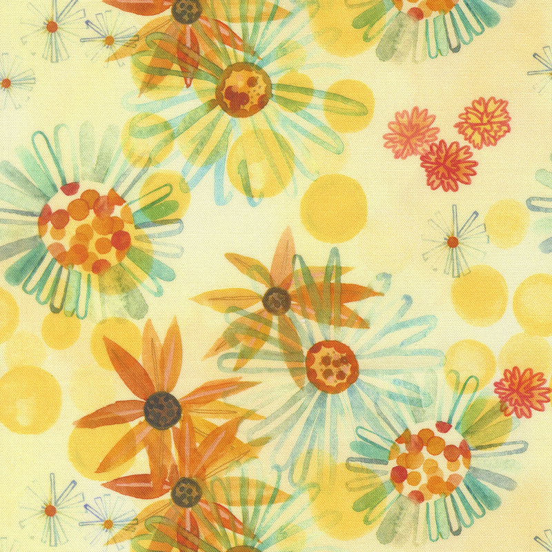 Northern Brights By Amarilys Henderson For Moda - Digital Print - Sunshine