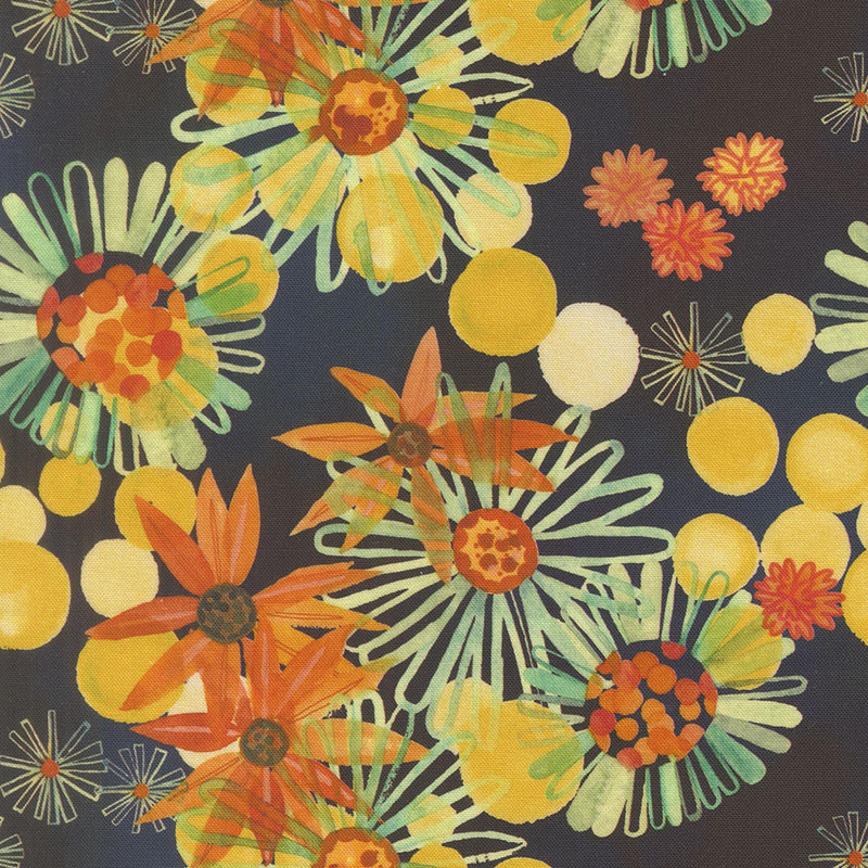 Northern Brights By Amarilys Henderson For Moda - Digital Print - Night Sky