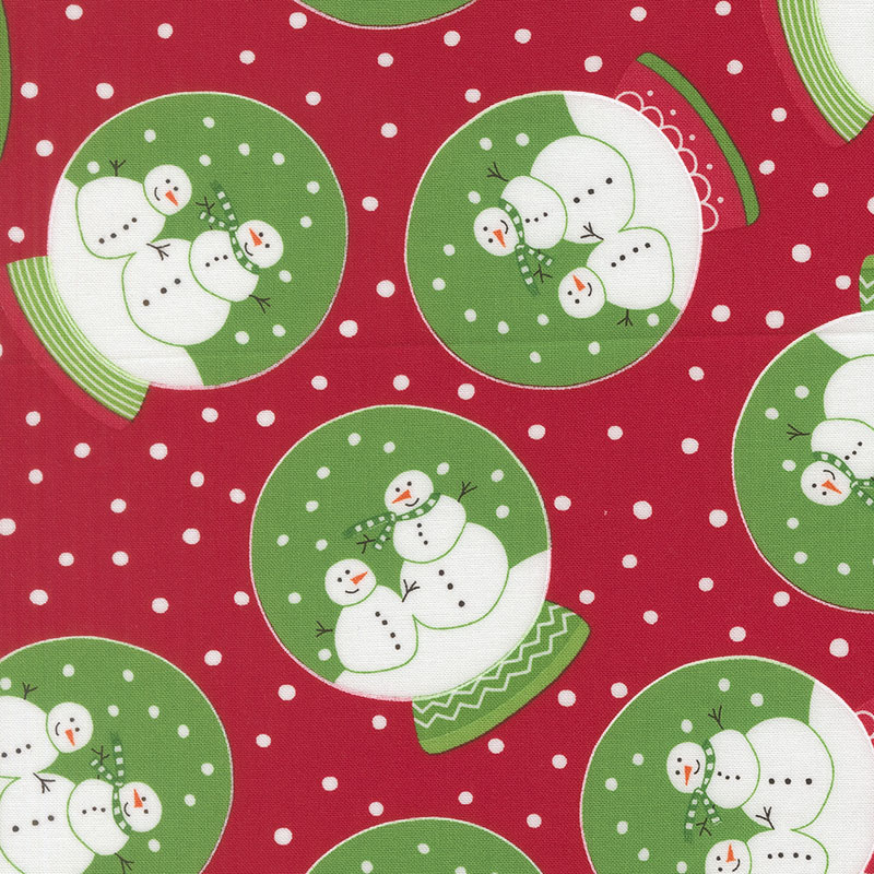 Snowtime By Me & My Sister Designs For Moda - Poinsettia Red