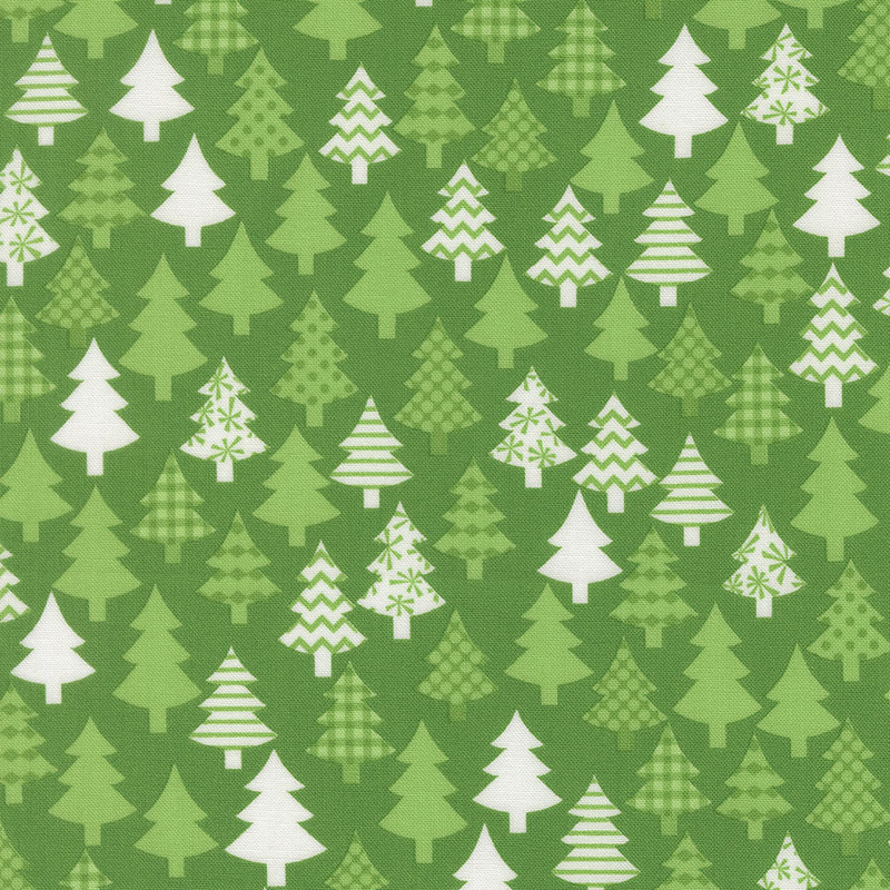 Snowtime By Me & My Sister Designs For Moda - Evergreen