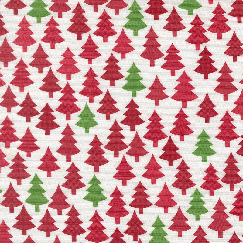 Snowtime By Me & My Sister Designs For Moda - Poinsettia Red
