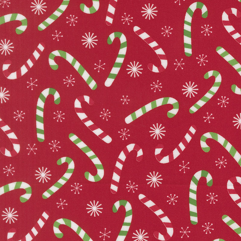 Snowtime By Me & My Sister Designs For Moda - Poinsettia Red