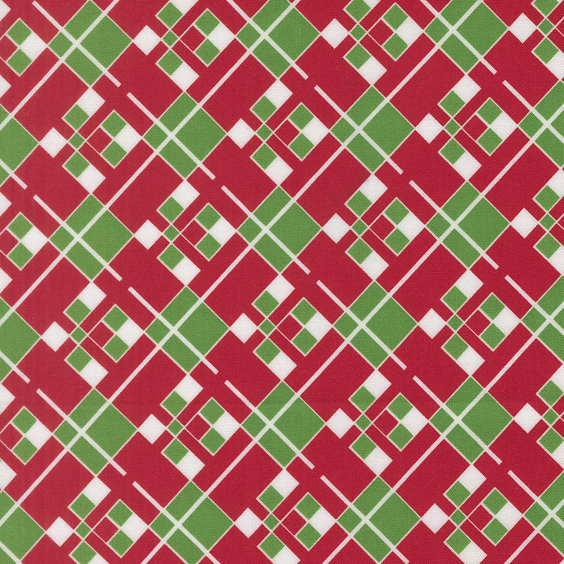 Snowtime By Me & My Sister Designs For Moda - Poinsettia Red