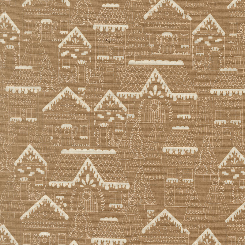 Gingerbread Lane By Kiley\'s Quilt Room For Moda - Cocoa
