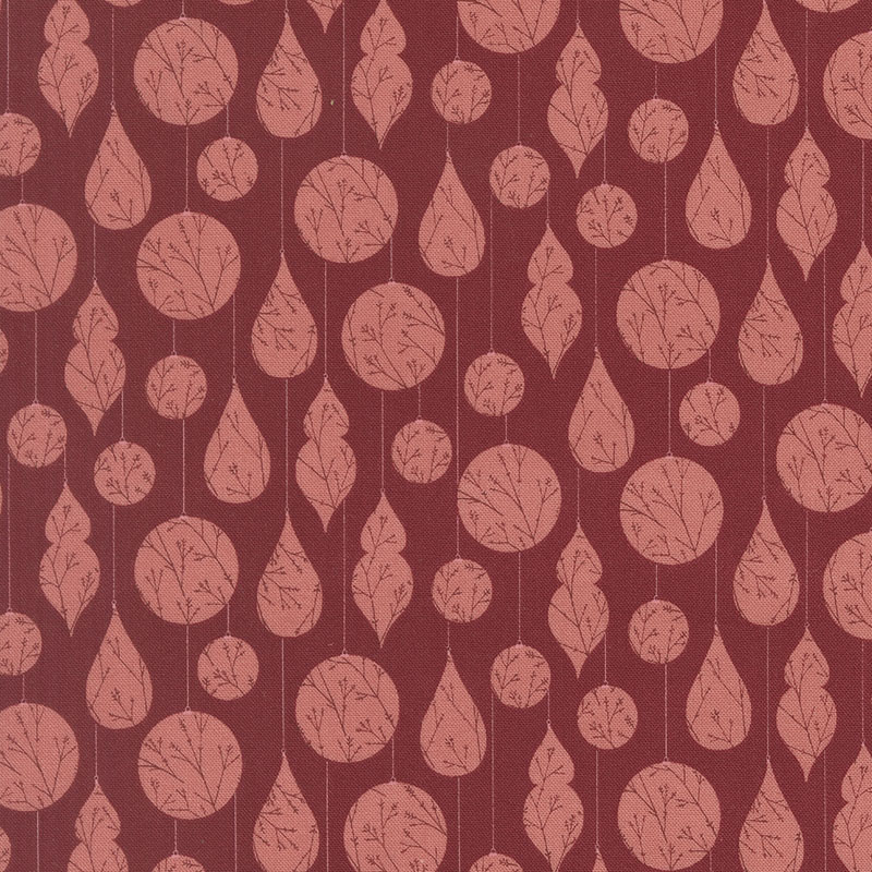 Gingerbread Lane By Kiley\'s Quilt Room For Moda - Cranberry