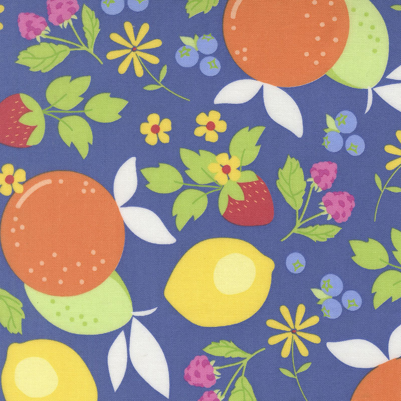 Fruit Salad By Corey Yoder For Moda - Cobalt