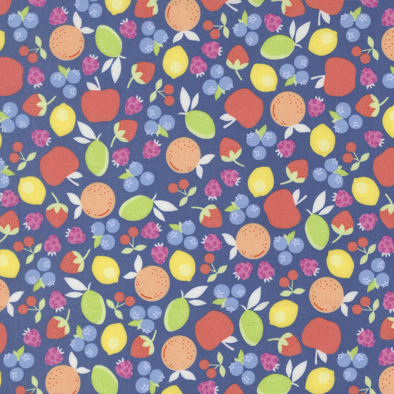 Fruit Salad By Corey Yoder For Moda - Cobalt