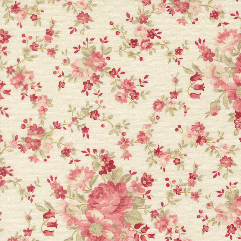 Petals And Polka Dots By Bunny Hill Designs For Moda - Lace
