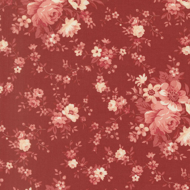 Petals And Polka Dots By Bunny Hill Designs For Moda - Rose