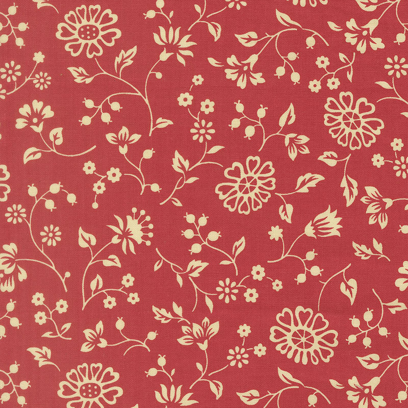Petals And Polka Dots By Bunny Hill Designs For Moda - Tea Rose