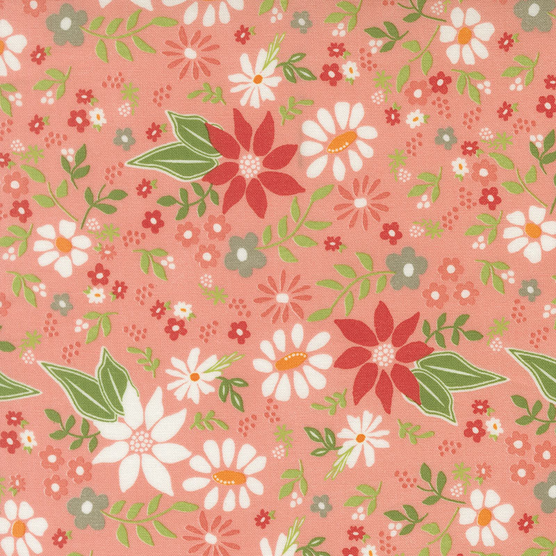 Poinsettia And Pear By Sherri & Chelsi For Moda - Carnation