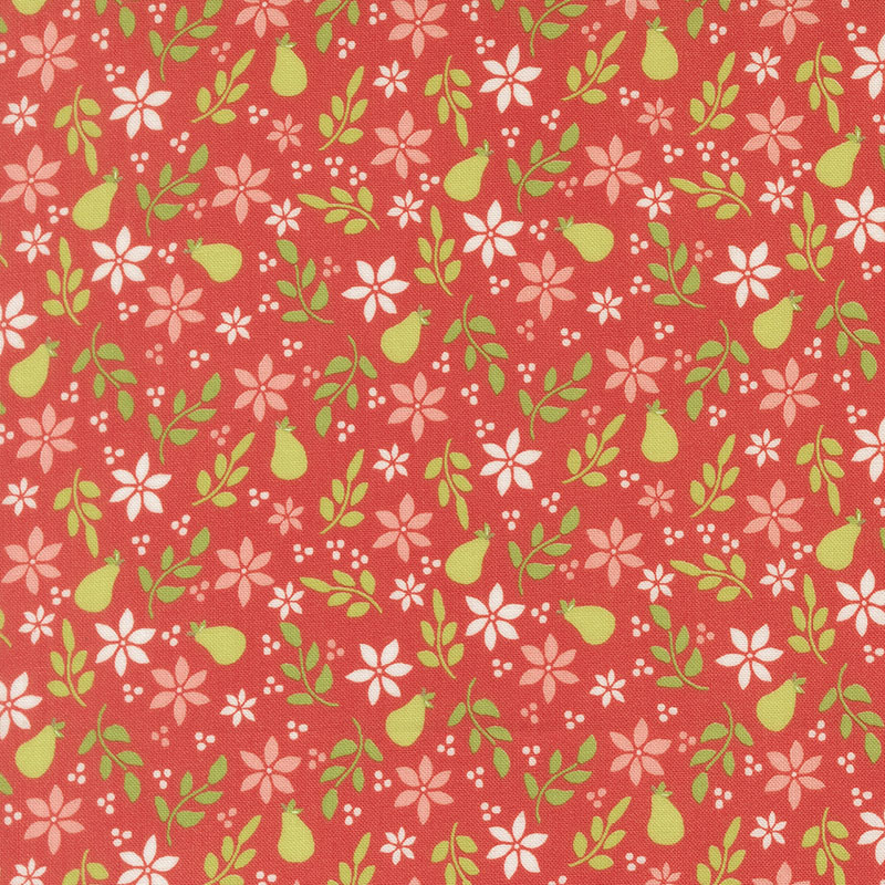 Poinsettia And Pear By Sherri & Chelsi For Moda - Geranium