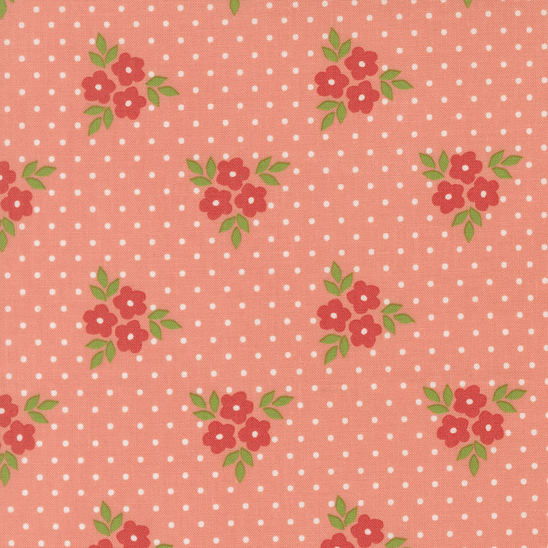 Poinsettia And Pear By Sherri & Chelsi For Moda - Carnation