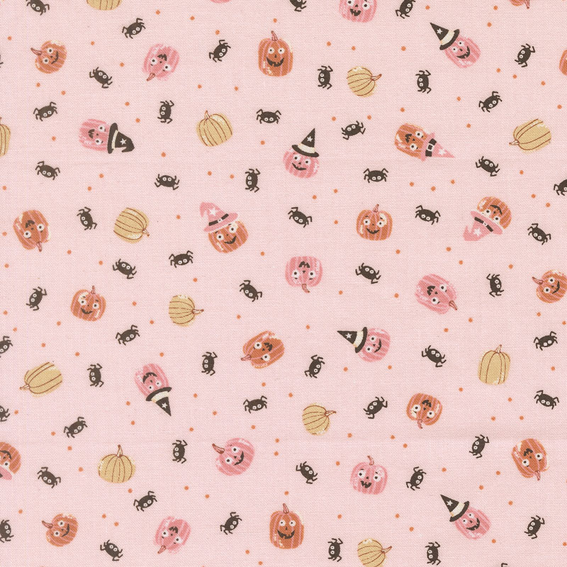Purrs And Boos By Elena Amo For Moda - Purrfect Pink