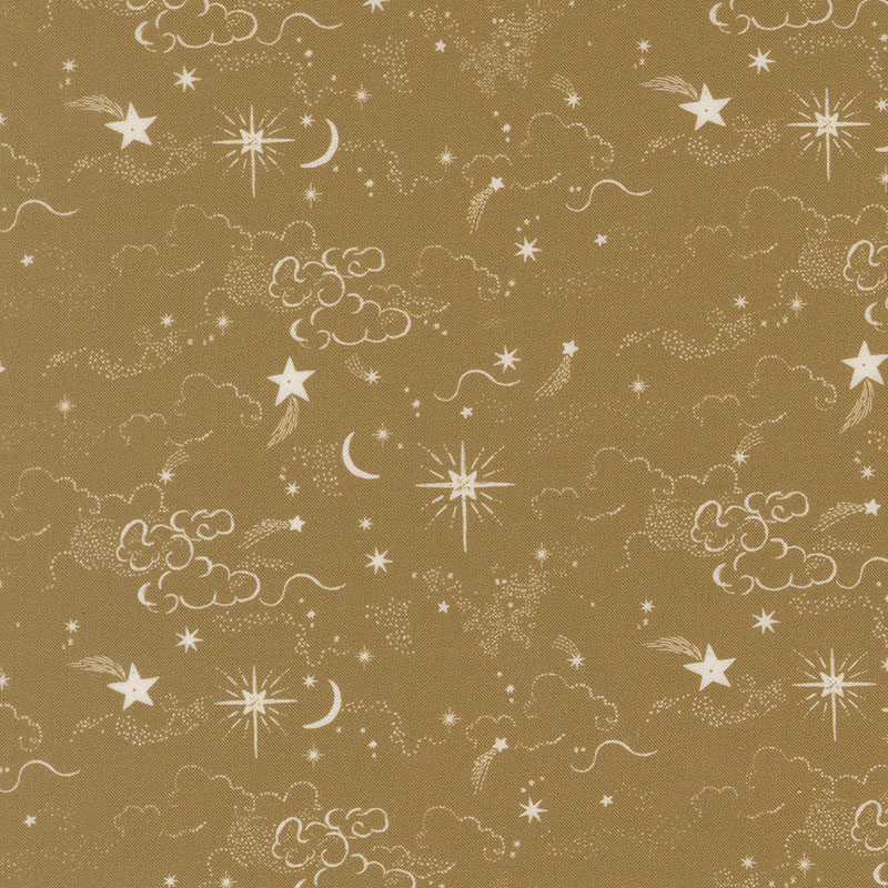 Silent Night By Watercolour Heart For Moda - Digital Print - North Star
