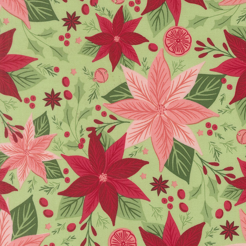 Merrily On High By Sweetfire Road For Moda - Evergreen