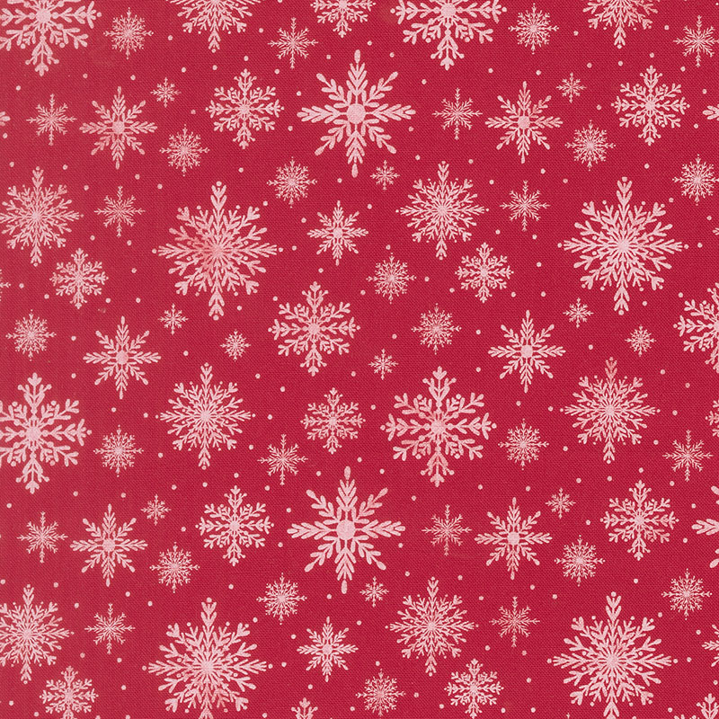 Merrily On High By Sweetfire Road For Moda - Christmas Red