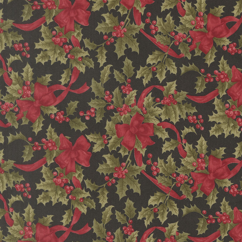 Candlelight Christmas By 3 Sisters For Moda - Crimson