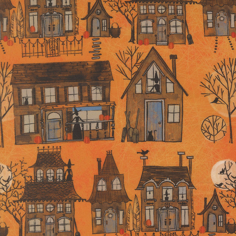 Coven By Robin Pickens For Moda - Pumpkin