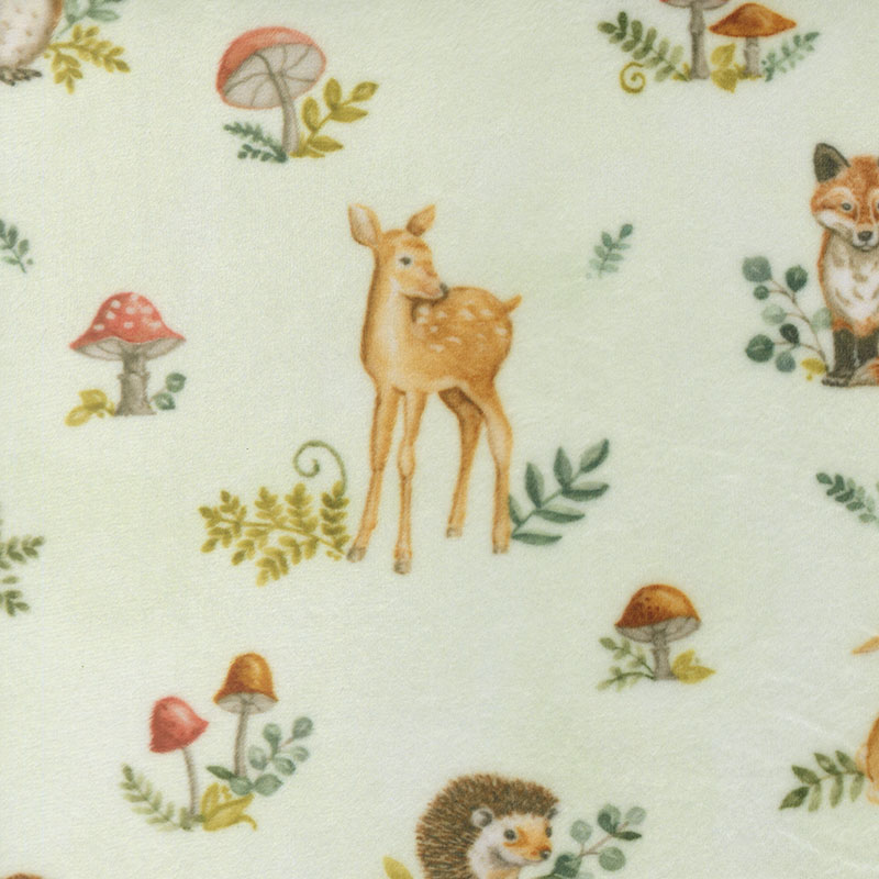 Effie\'s Woods Quilting Cuddle By Deb Strain For Moda With Shannon Fabrics - Mint