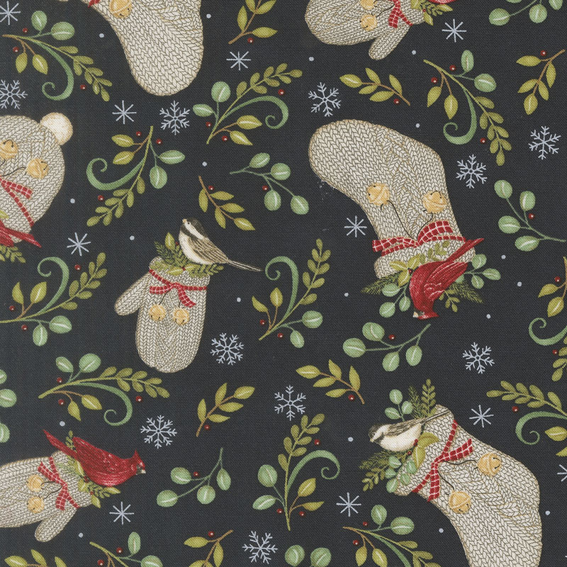 When Snow Falls By Deb Starin For Moda - Night Sky