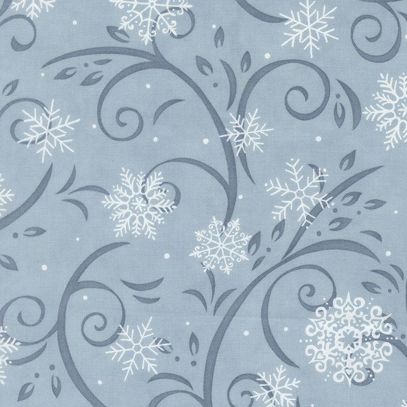 When Snow Falls By Deb Starin For Moda - Winter Sky