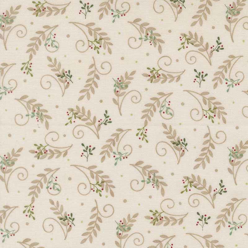 When Snow Falls By Deb Starin For Moda - Snowy White