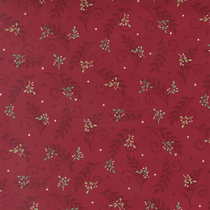 When Snow Falls By Deb Starin For Moda - Berry Red