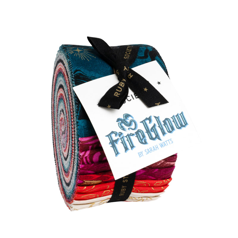 Fire Glow Jelly Rolls By Moda - Packs Of 4