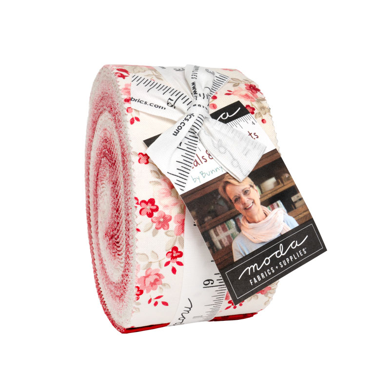 Petals And Polka Dots Jelly Rolls By Moda - Packs Of 4