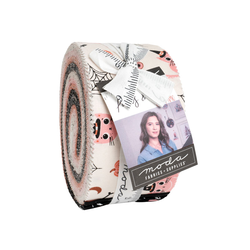 Purrs And Boos  Jelly Rolls By Moda - Packs Of 4